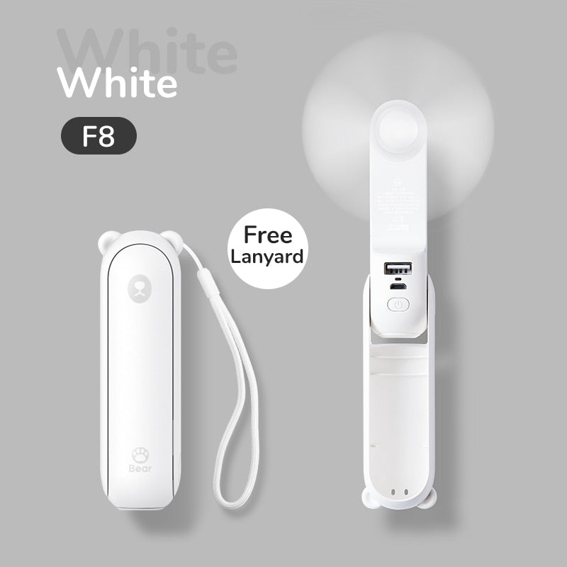 MINI WiATRACZEK Z LATARKĄ I POWERBANKIEM!