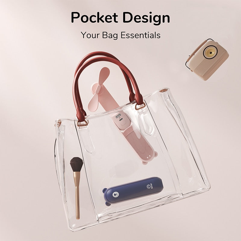 MINI WiATRACZEK Z LATARKĄ I POWERBANKIEM!
